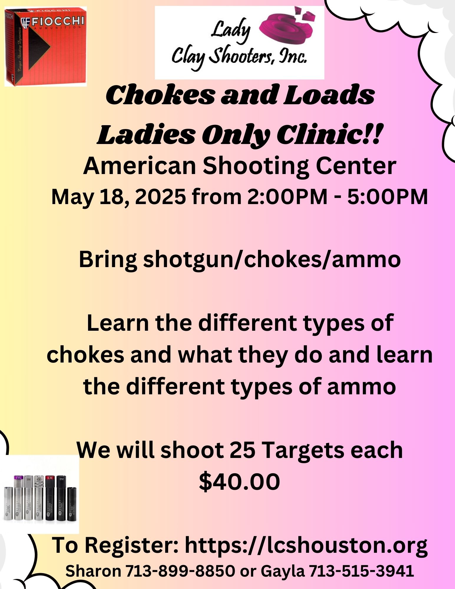 Chokes and Loads Clinic Event